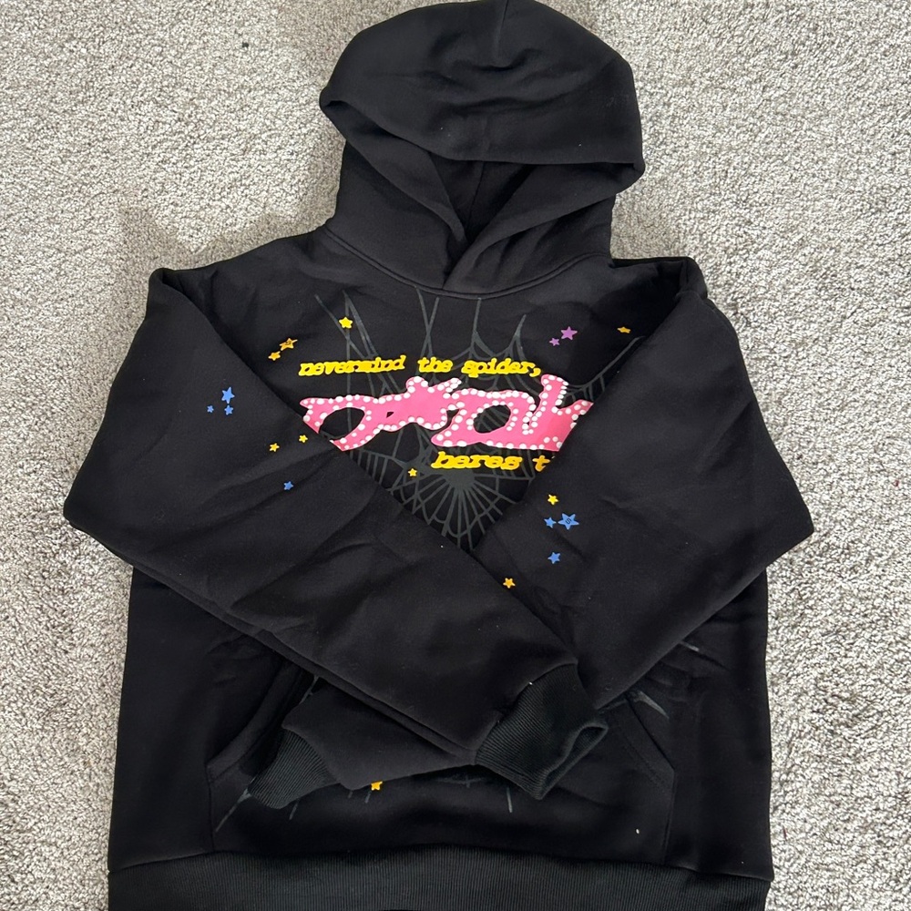 Black spider Hoodie